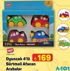 BİRLİK OYUNCAK 4'LÜ SÜRTMELİ AFACAN ARABALAR indirimli fiyat BİRLİK OYUNCAK 4'LÜ SÜRTMELİ AFACAN ARABALAR fiyat ve kampanya bilgisi
